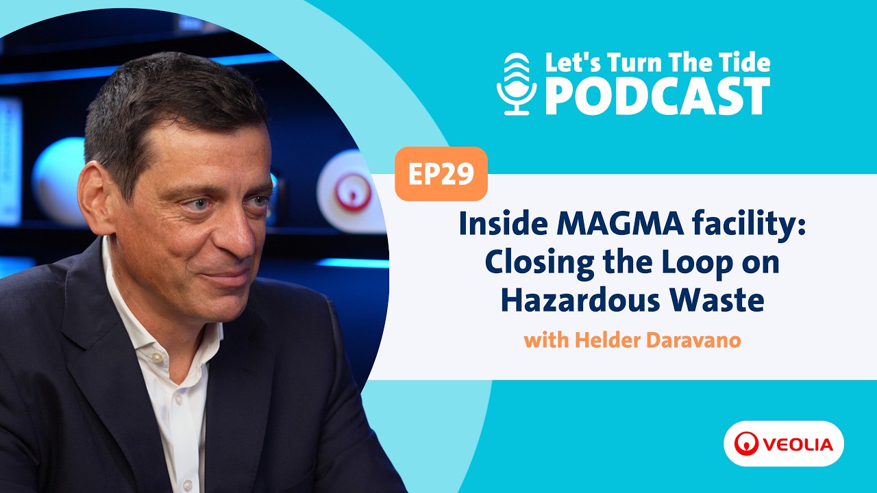 Background image for Watch Our CEO Episode of Let's Turn The Tide Podcast by Veolia in the Near & Middle East